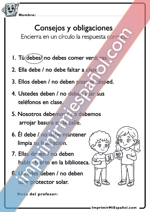 Para colorear