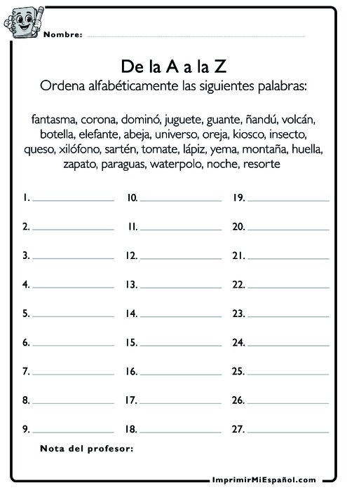 Para colorear