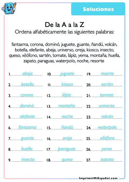 Worksheet