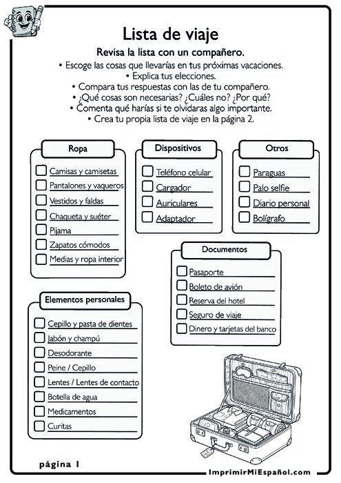 Para colorear