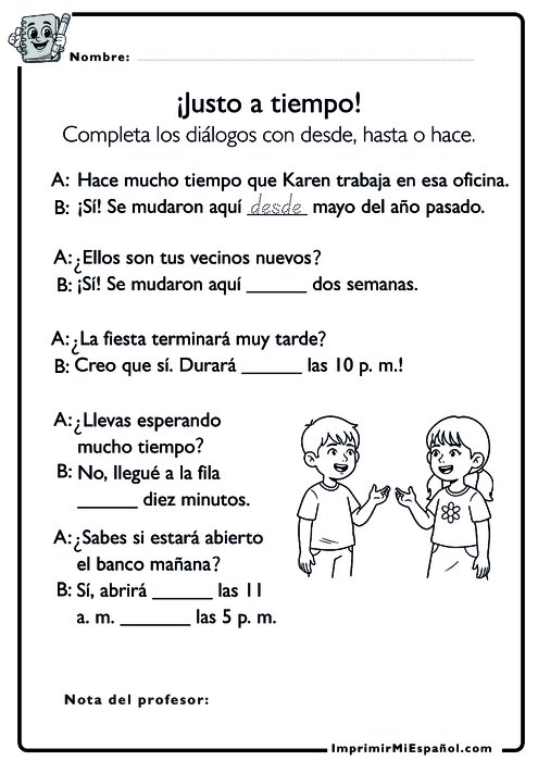 Para colorear