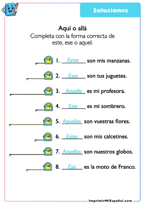 Clave de respuestas
