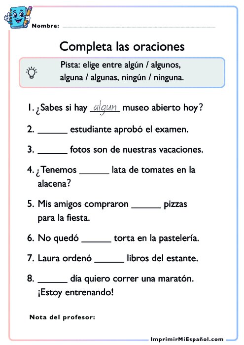 Worksheet