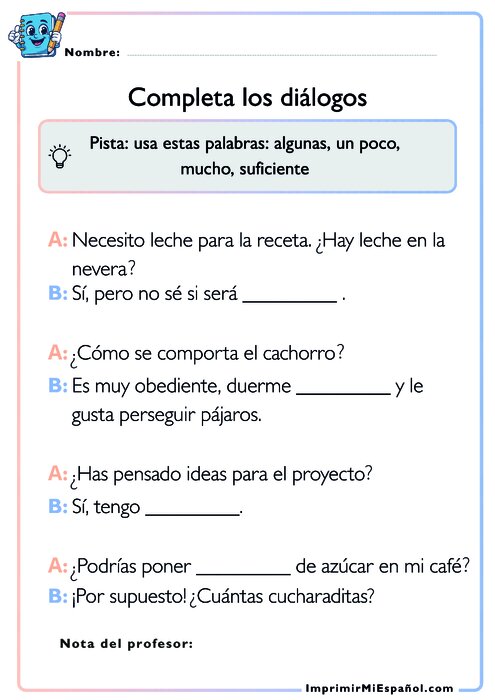 Worksheet