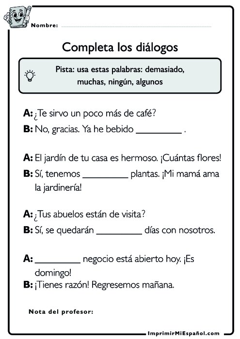 Para colorear