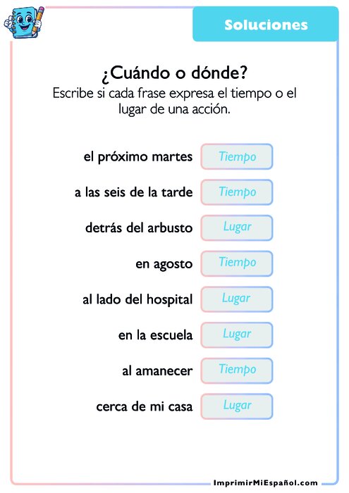 Clave de respuestas