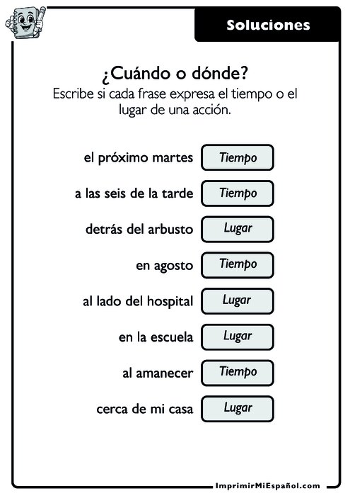 Clave de respuestas