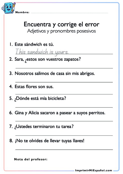 Worksheet