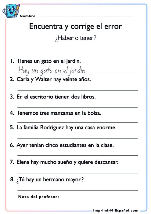 Encuentra y corrige el error