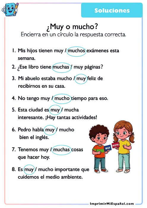 Clave de respuestas