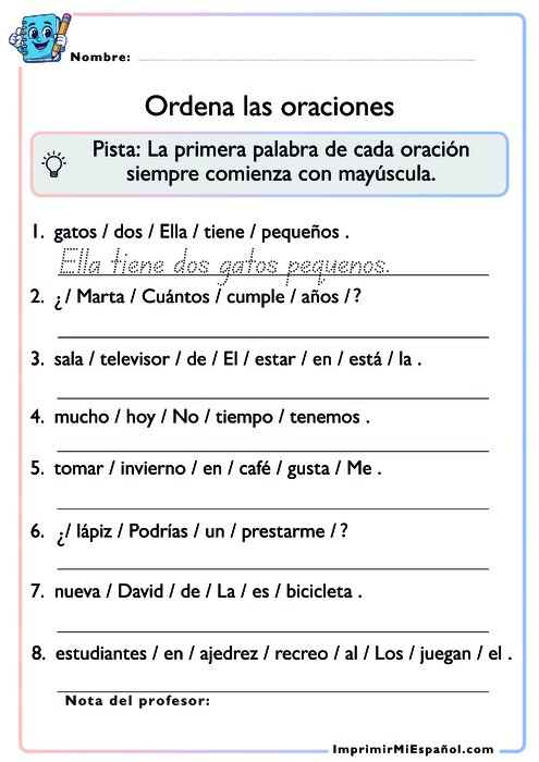 Worksheet