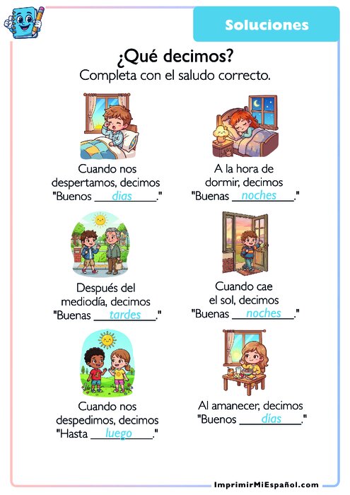 Clave de respuestas