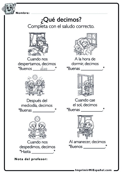 Para colorear
