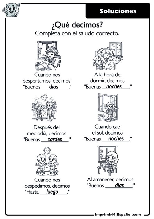 Clave de respuestas