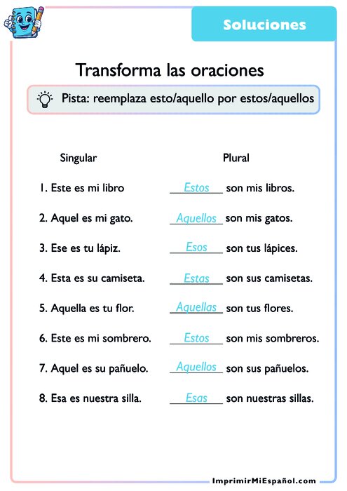 Clave de respuestas