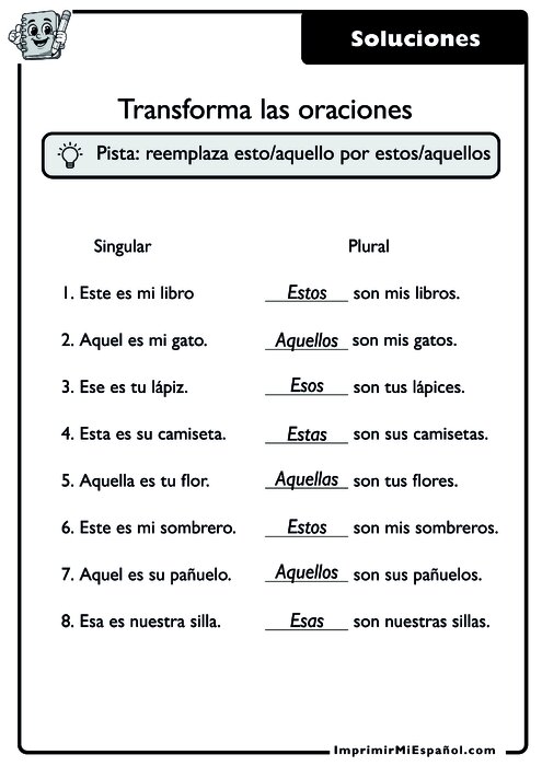 Clave de respuestas