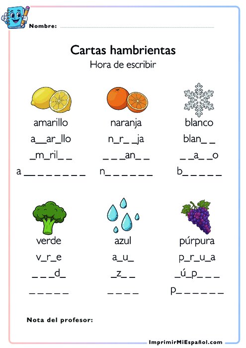 Cartas hambrientas