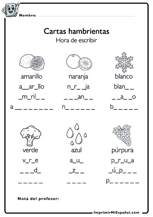 Para colorear
