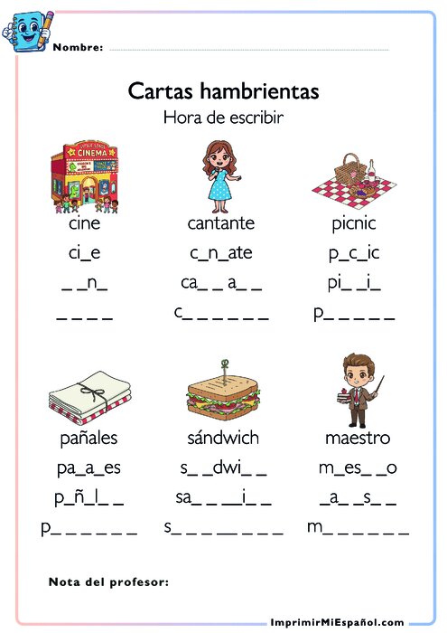Cartas hambrientas