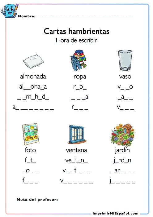 Cartas hambrientas