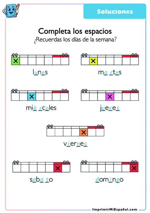 Clave de respuestas