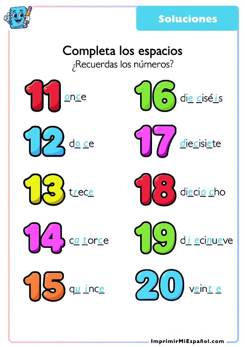 Clave de respuestas