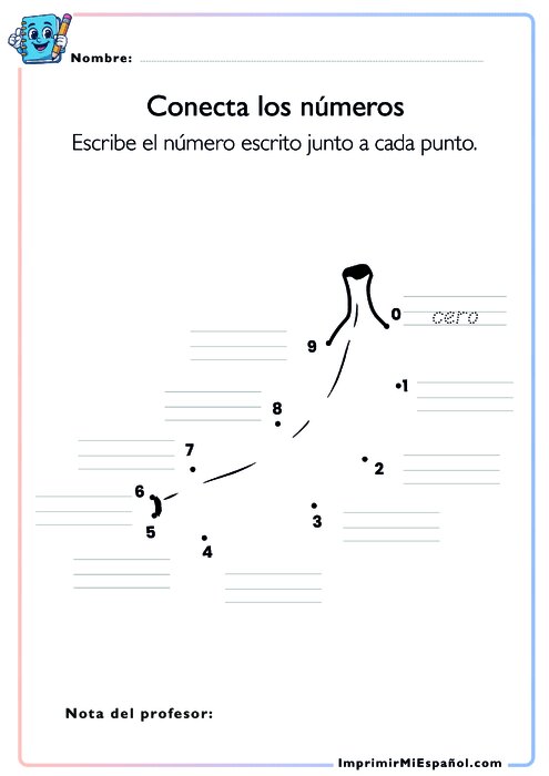 Conecta los números