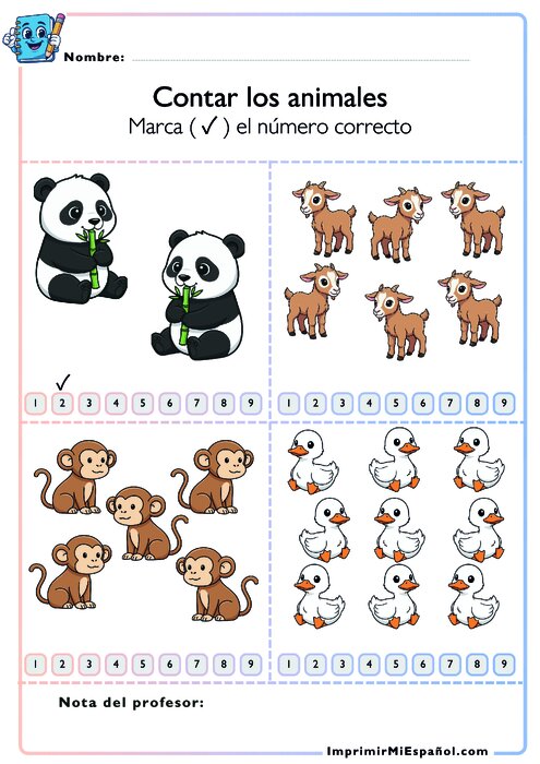 Contar los animales