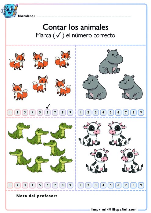 Contar los animales