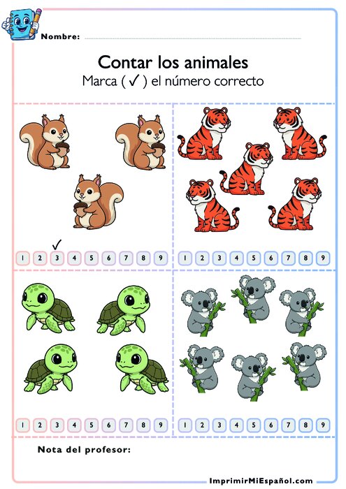 Contar los animales