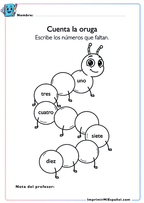 Cuenta la oruga