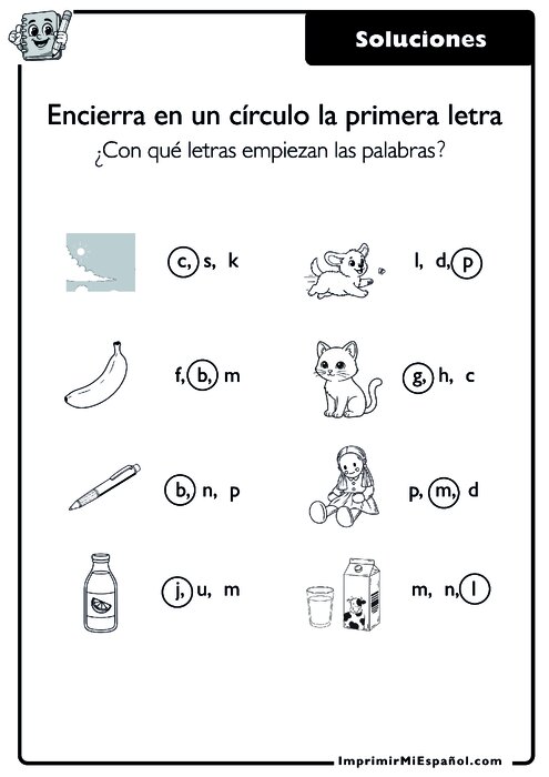 Clave de respuestas