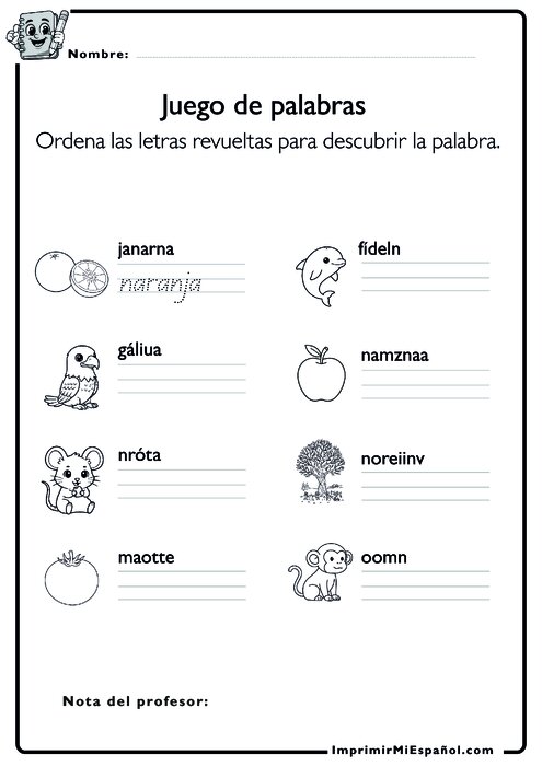 Para colorear
