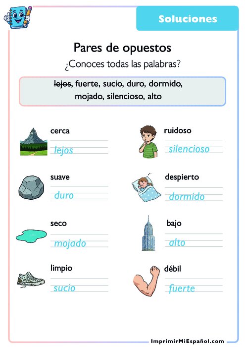 Clave de respuestas