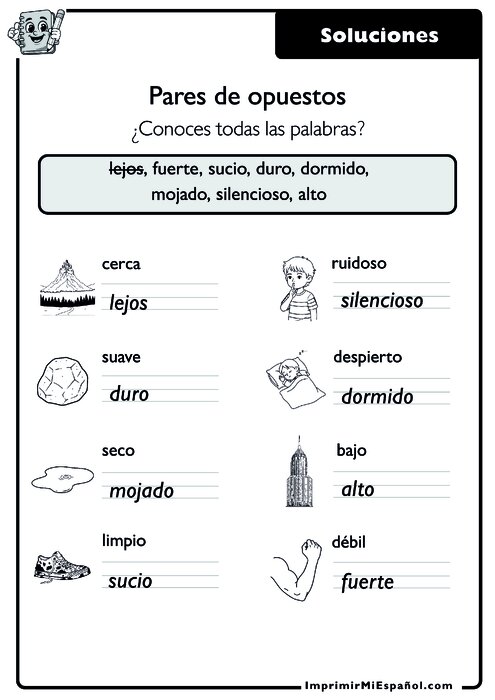 Clave de respuestas
