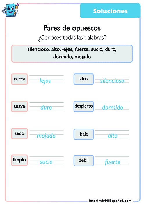 Clave de respuestas