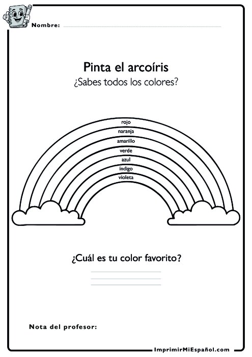 Para colorear