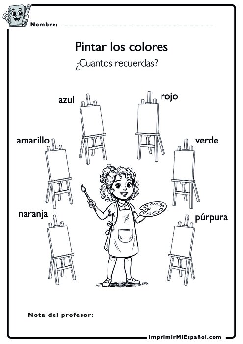 Para colorear