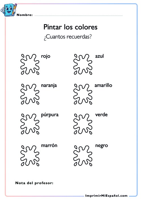 Pinta el arcoíris