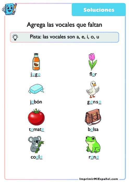 Clave de respuestas